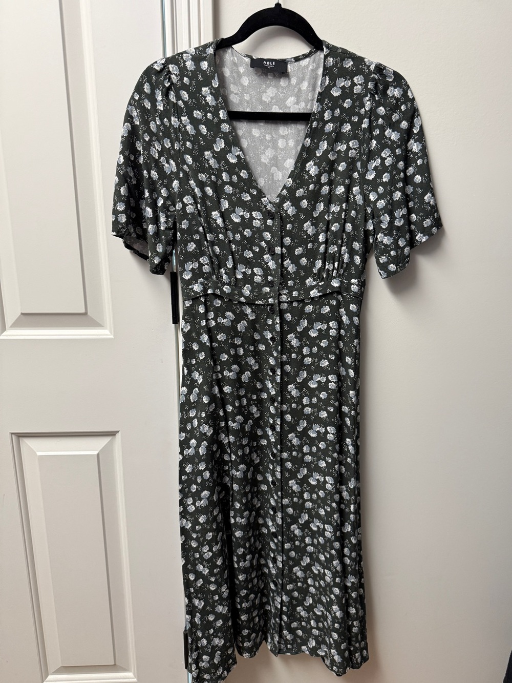 ABLE Floral Midi Dress